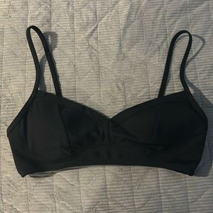 Athleta Women’s Bikini Top Black Sport Padded SIZE: S